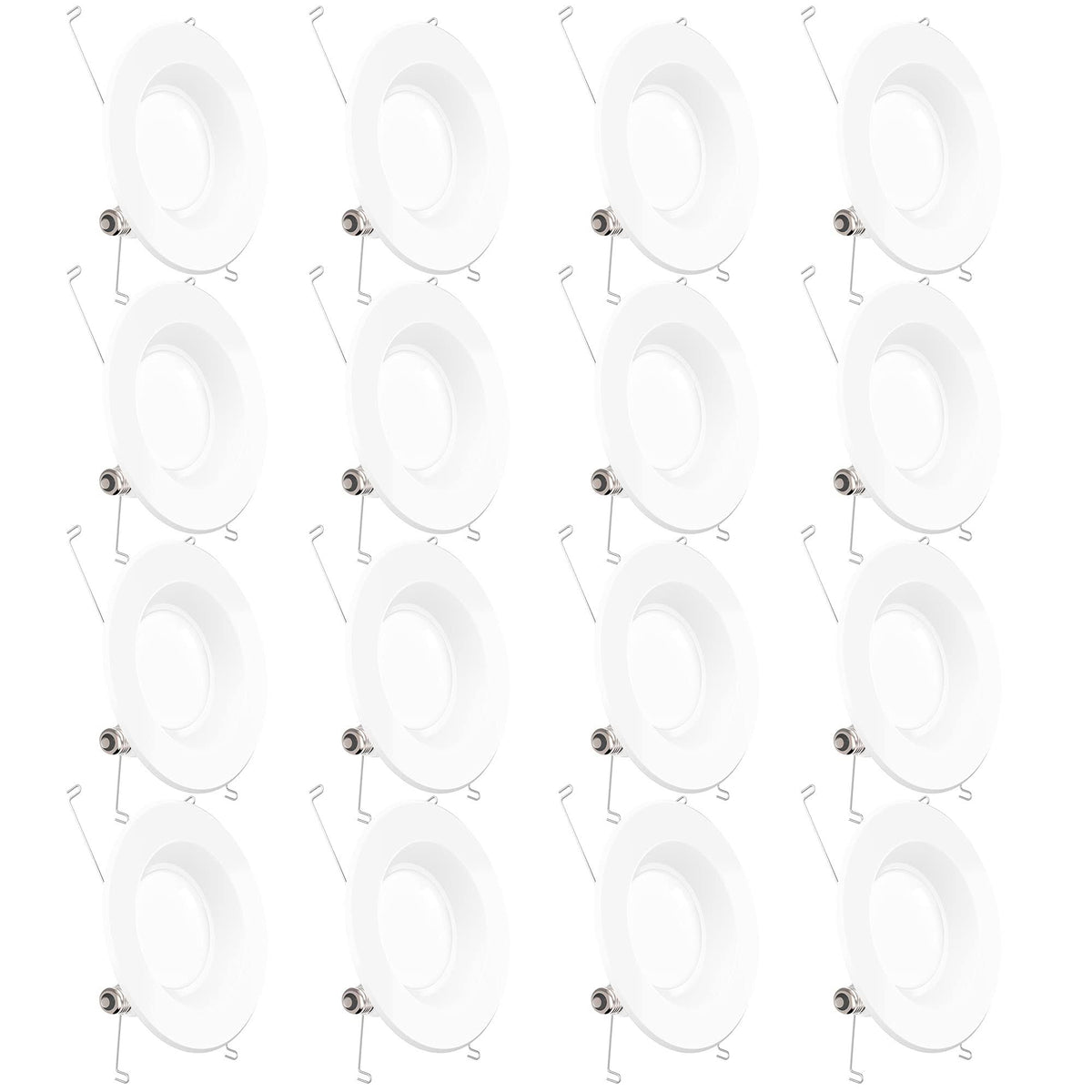 16 Pack 5/6 inch LED Recessed Downlight, Dimmable, 3000K Warm White N44074