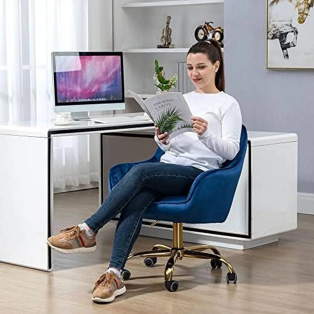Swivel Chair with Wheels Adjustable Height Home Office Chair P1822