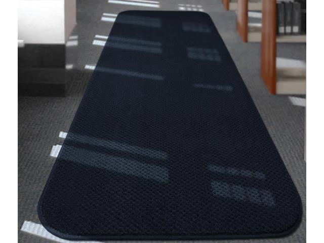 Navy Blue Skid-Resistant Carpet Runner I245695