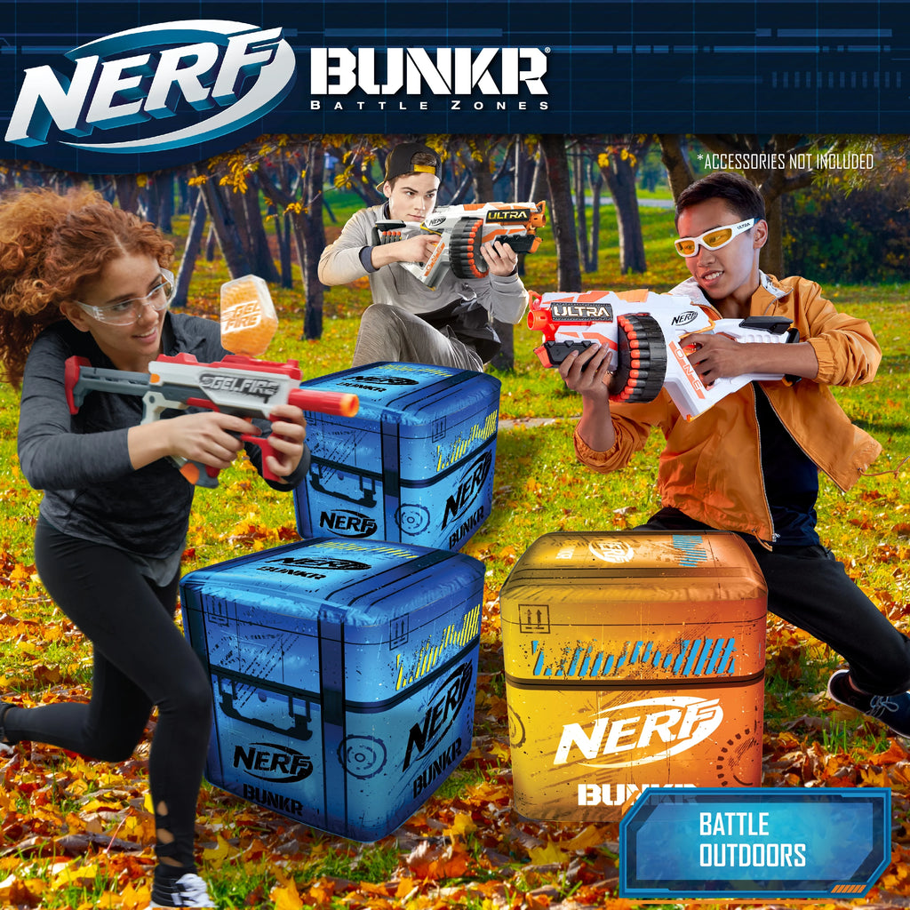 Nerf Bunkr Go Battle Set (3 Pack) N786