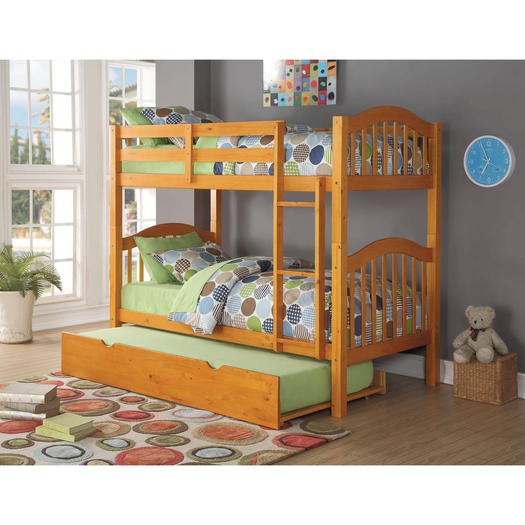 White Twin/Twin Bunk Bed Y758746