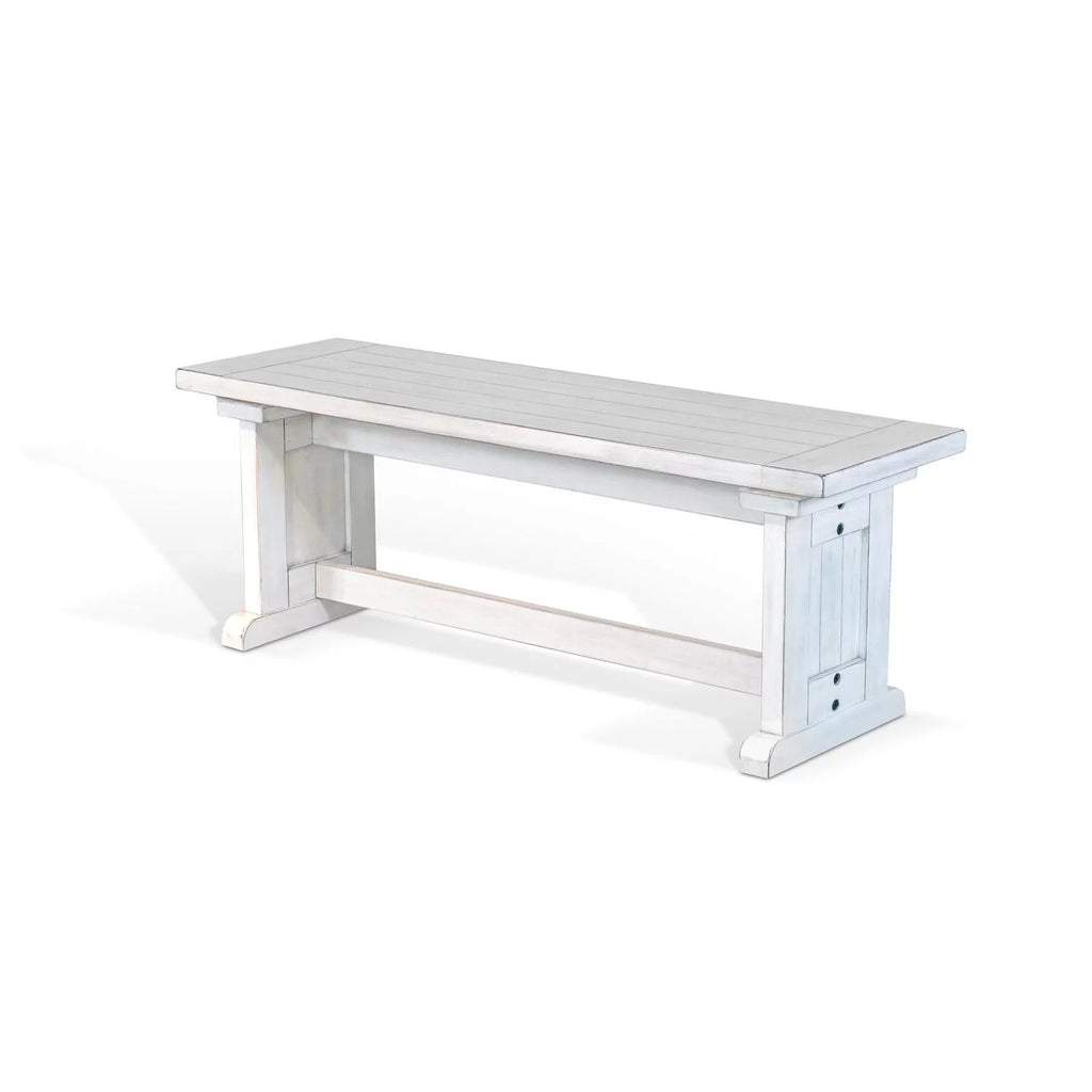 48" Mahogany Wood Side Bench F824