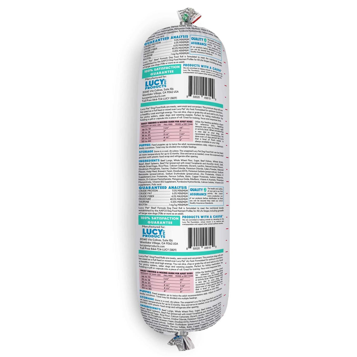 Beef Dog Food Roll T18367