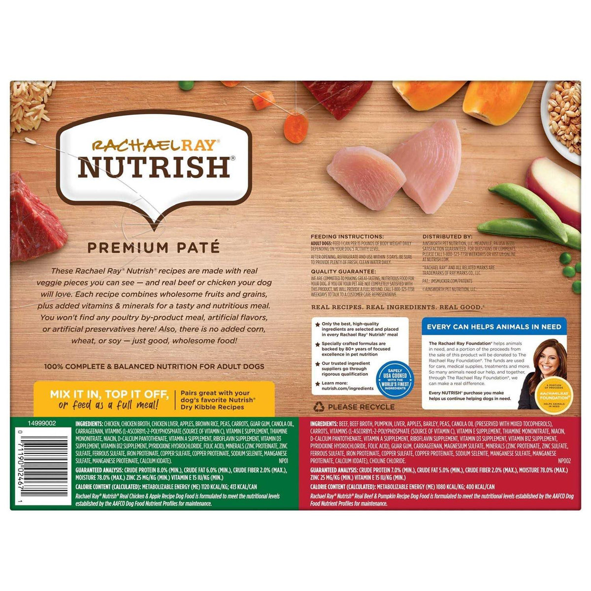 Premium Wet Dog Food Variety Pack V8594