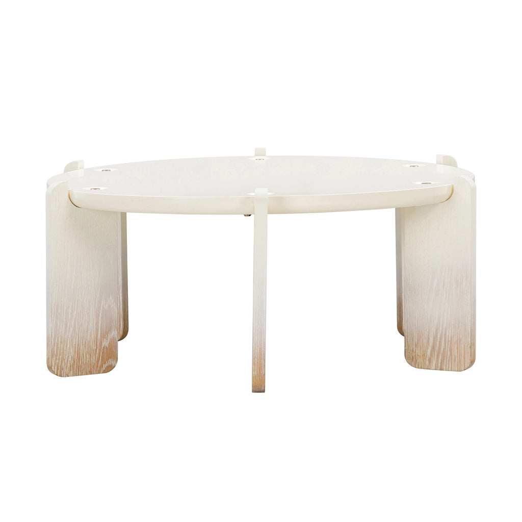 Cream Oak Coffee Table B699