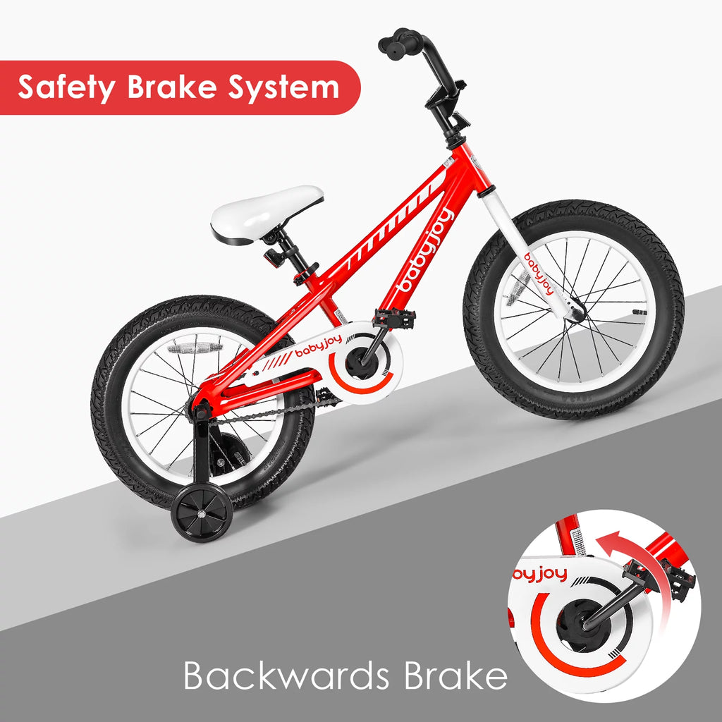 16'' Kids Bike with Training Wheels J7916