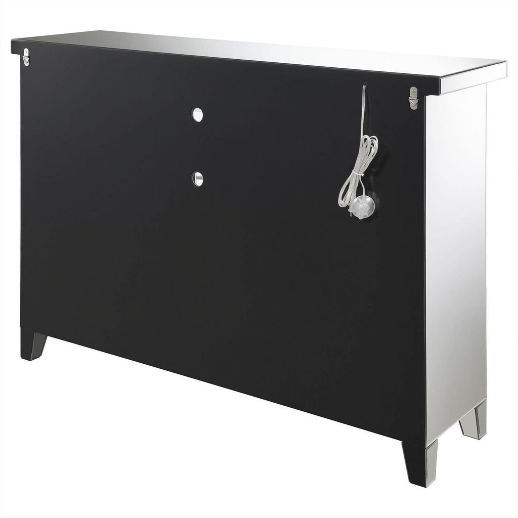 2-door Wine Cabinet with Lighting Mirror P4545