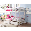 White Twin/Twin Bunk Bed Y758746