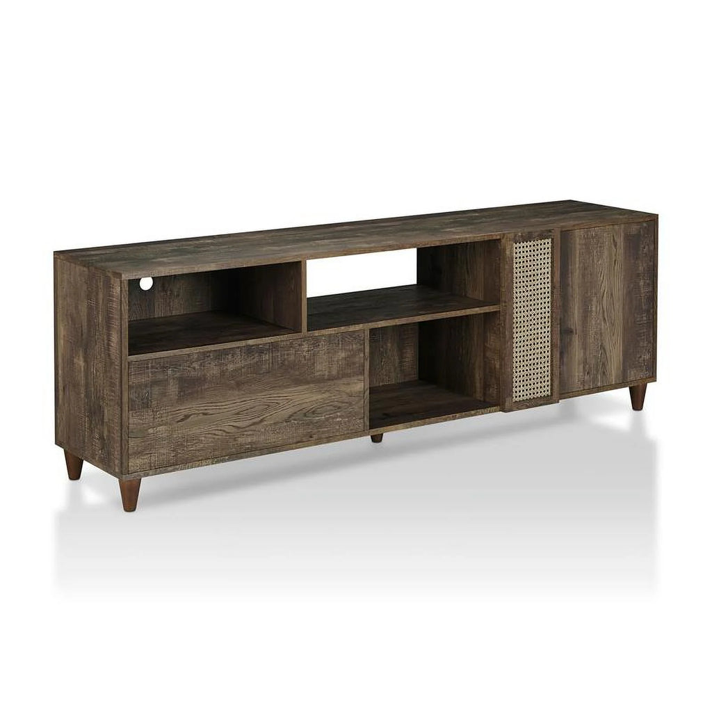 70-Inch Rustic Wood TV Stand I406945