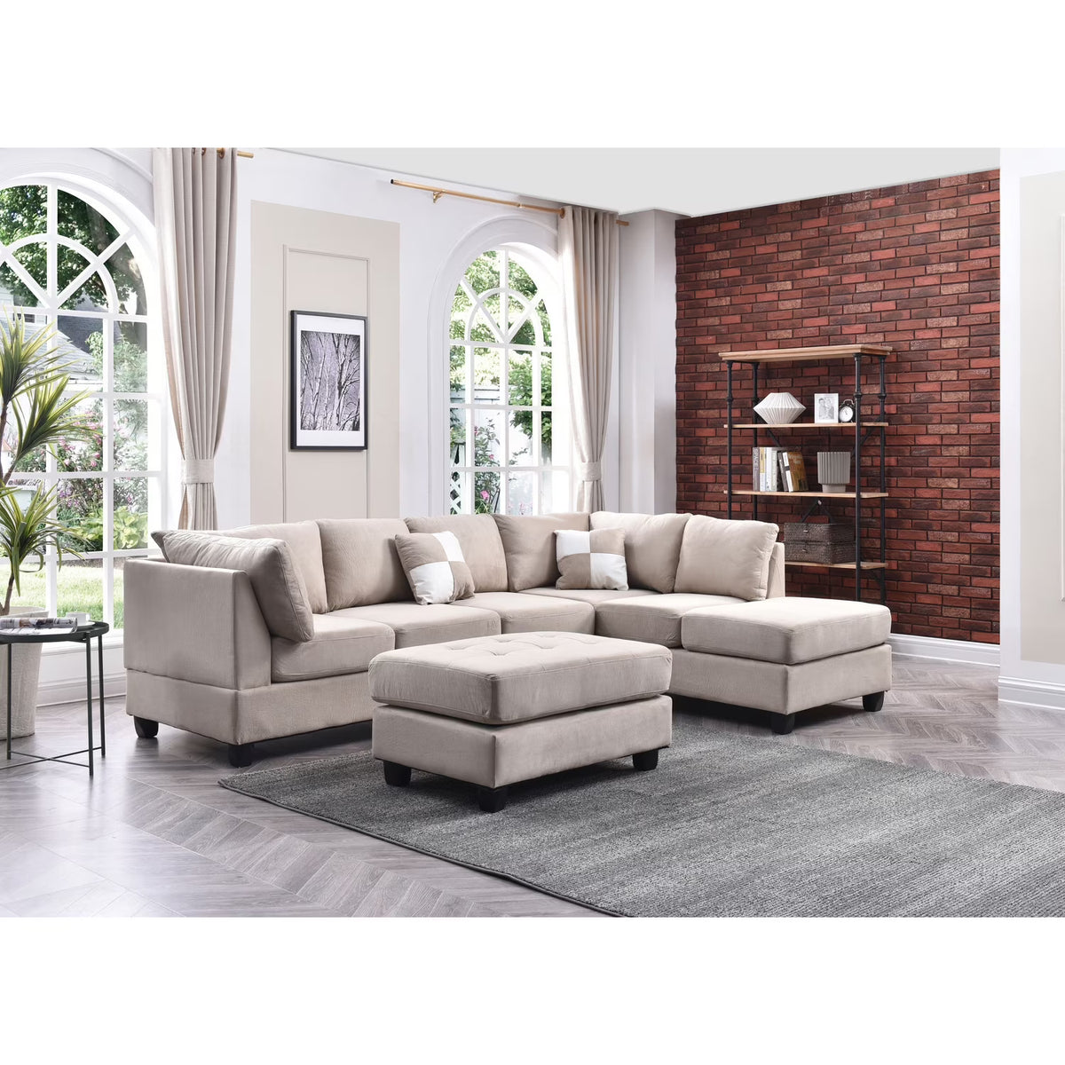 Vanilla Sectional (3 Boxes) E3970