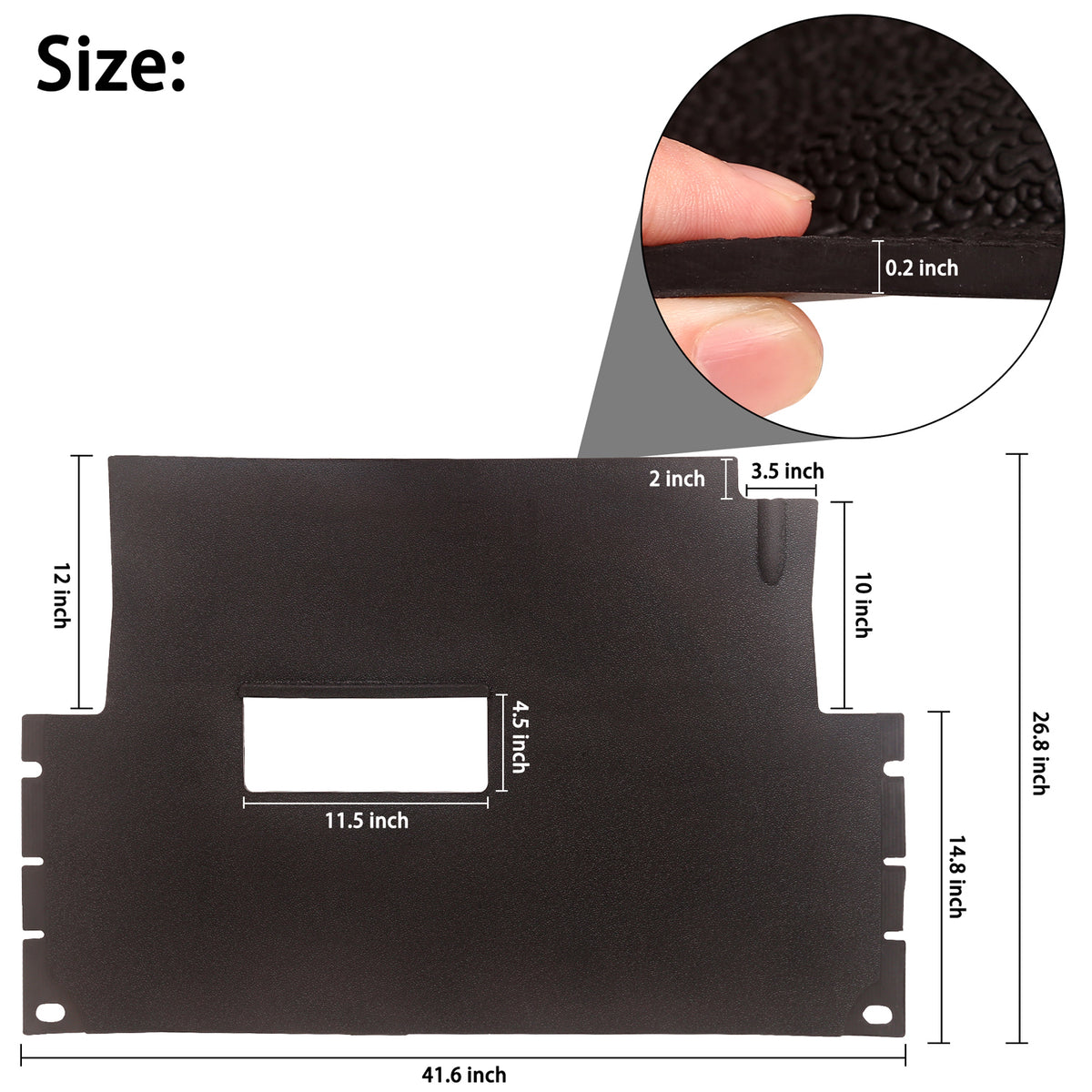 Golf Cart Floor Mat A615