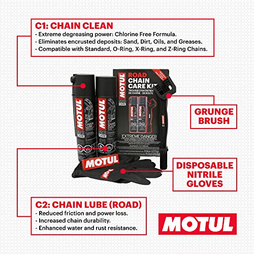 Motorcycle Chain Clean Lube Kit T48467