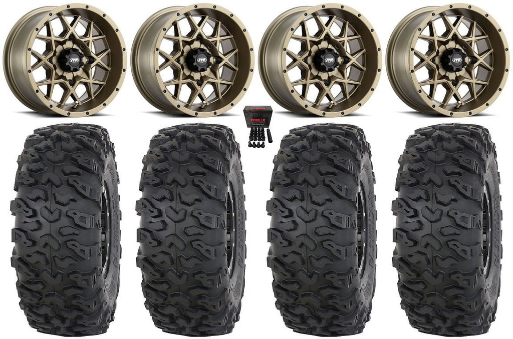 15" Bronze Wheels 33" Tires P4753