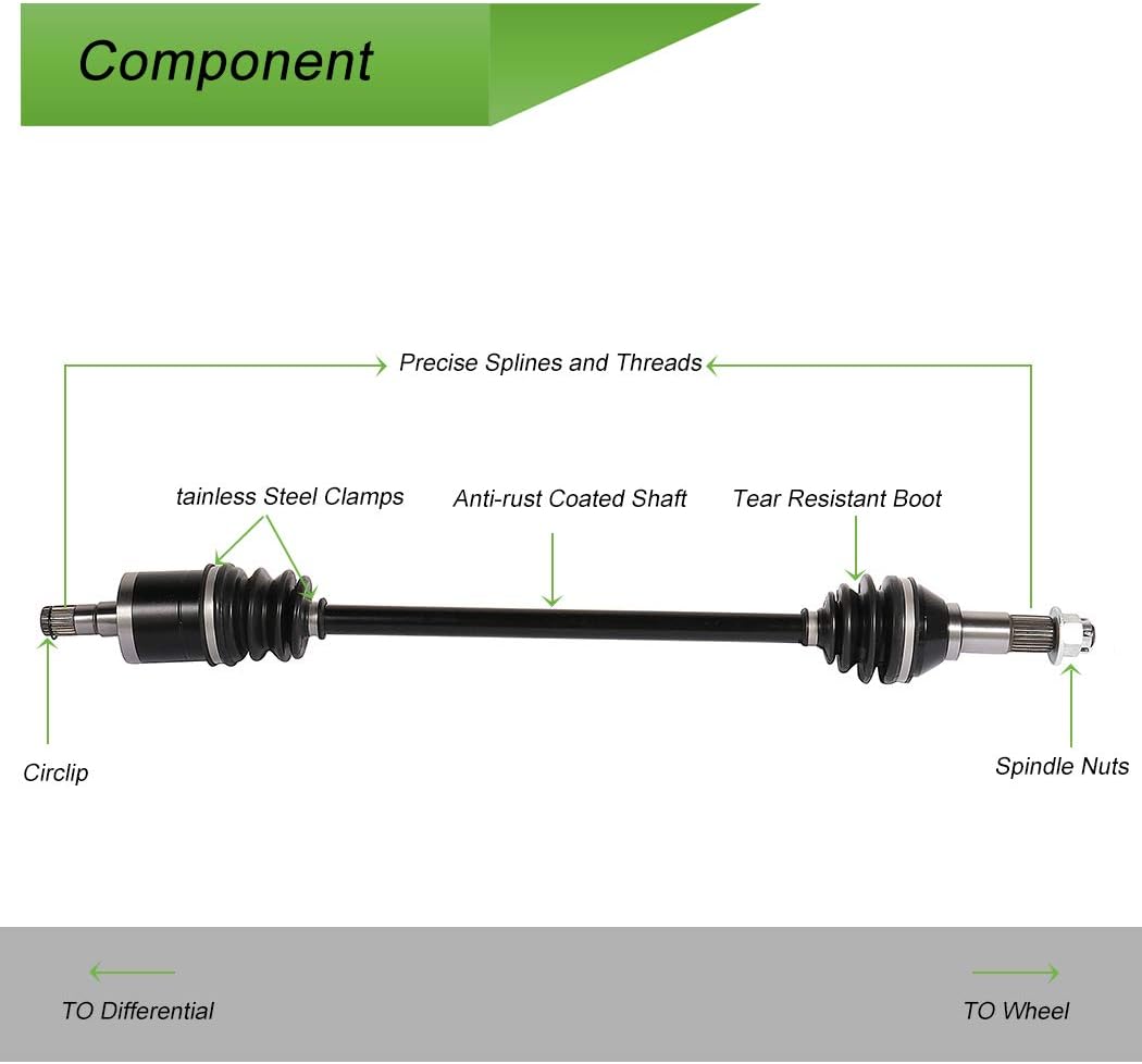 CV Axle Drive Shaft Assembly Front Left C140284