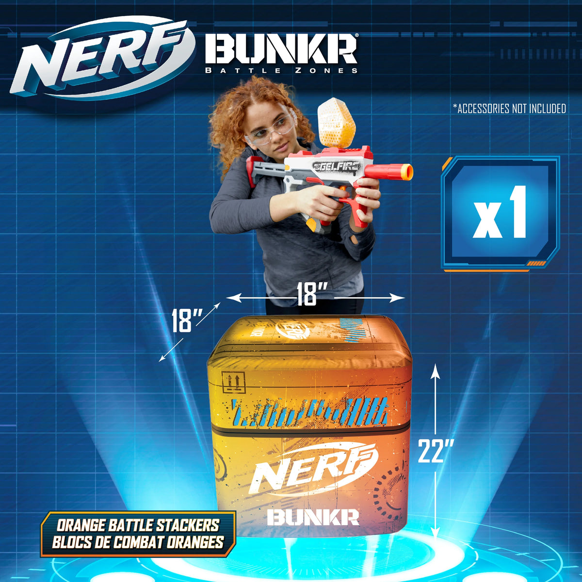 Nerf Bunkr Go Battle Set (3 Pack) N786