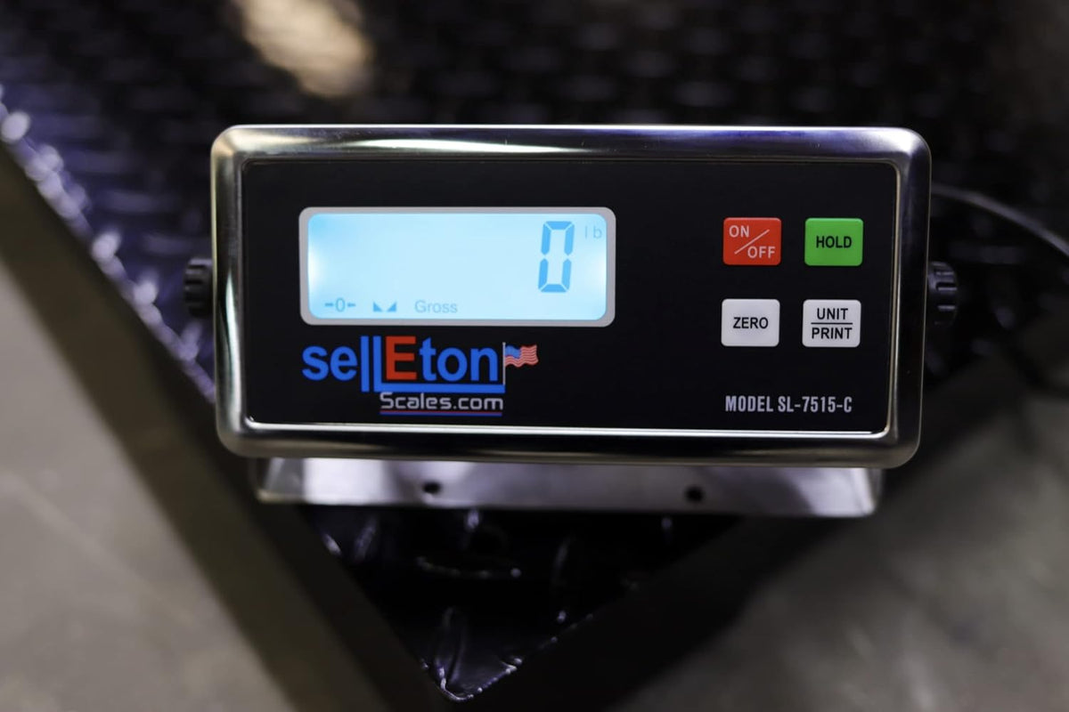 40" X 40" Floor Scale / Pallet Scale 2500 lb X 0.5 lb with Metal Indicator U524139