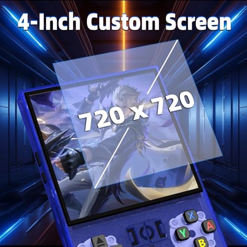 4.0 Inch IPS Screen 64GB Blue Handheld Game Console S7945