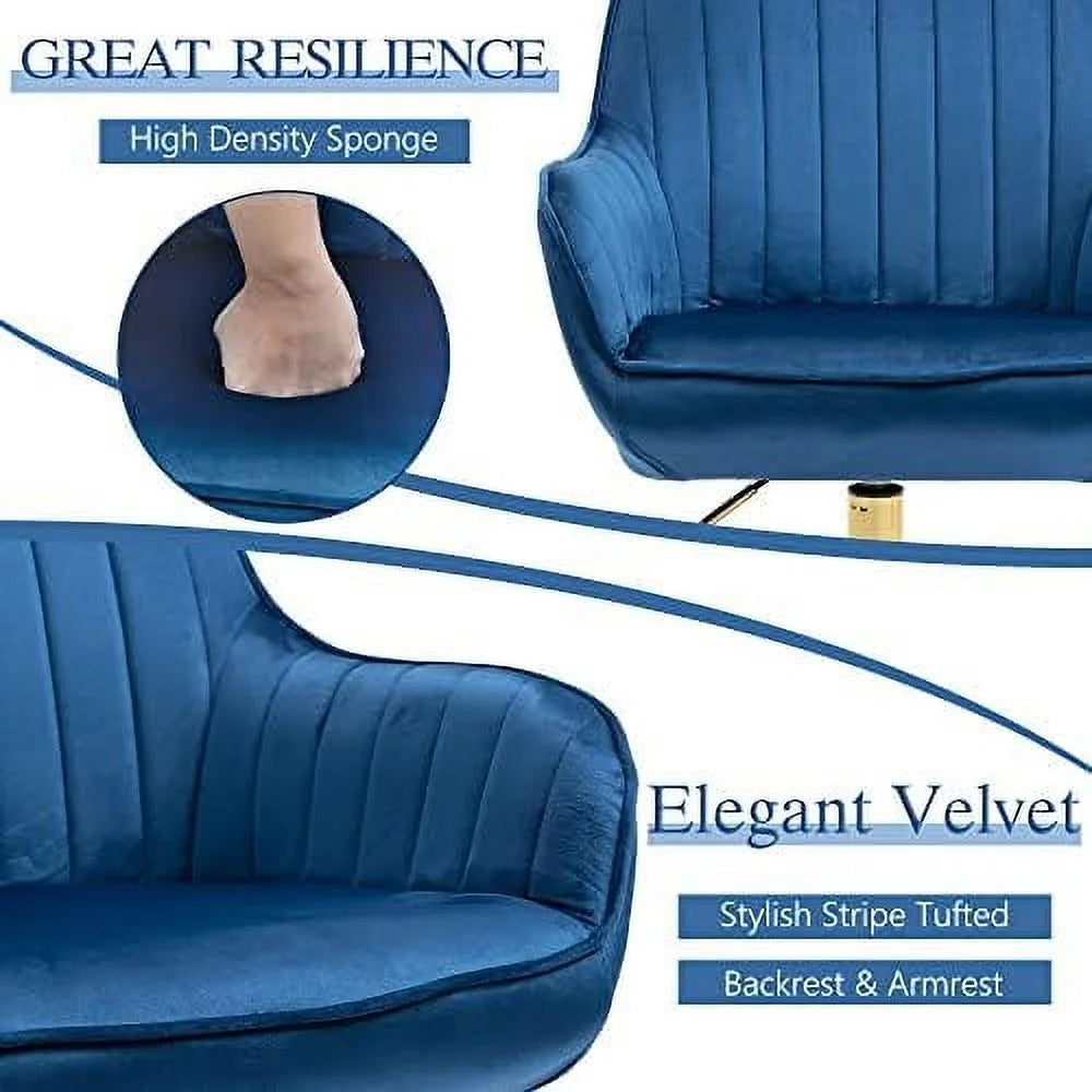 Swivel Chair with Wheels Adjustable Height Home Office Chair P1822