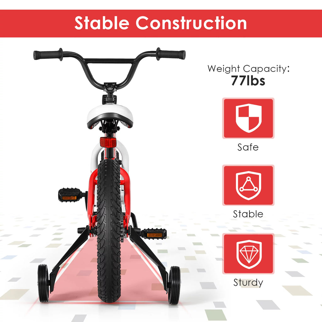 16'' Kids Bike with Training Wheels J7916