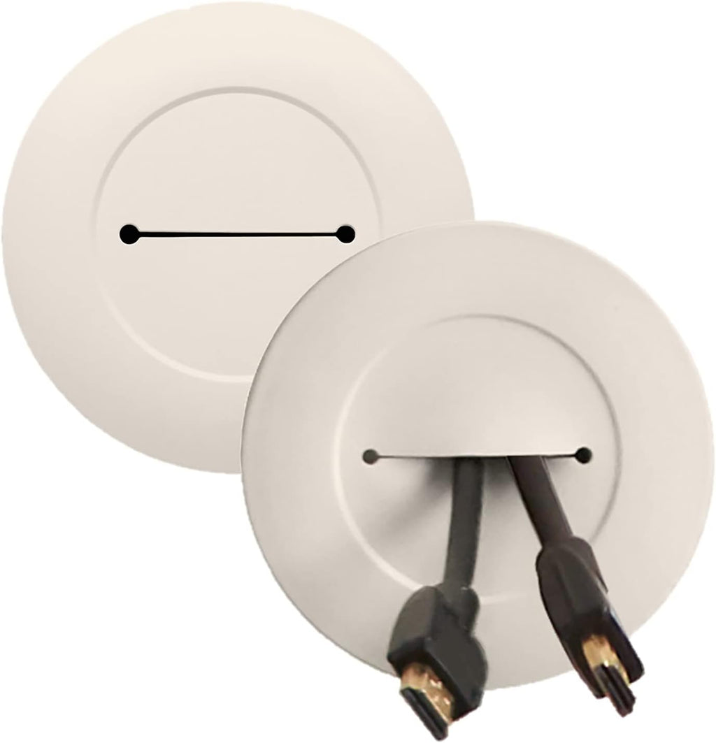 White Recessed In Wall Cord Management Kit, Pack of 2 Y65680