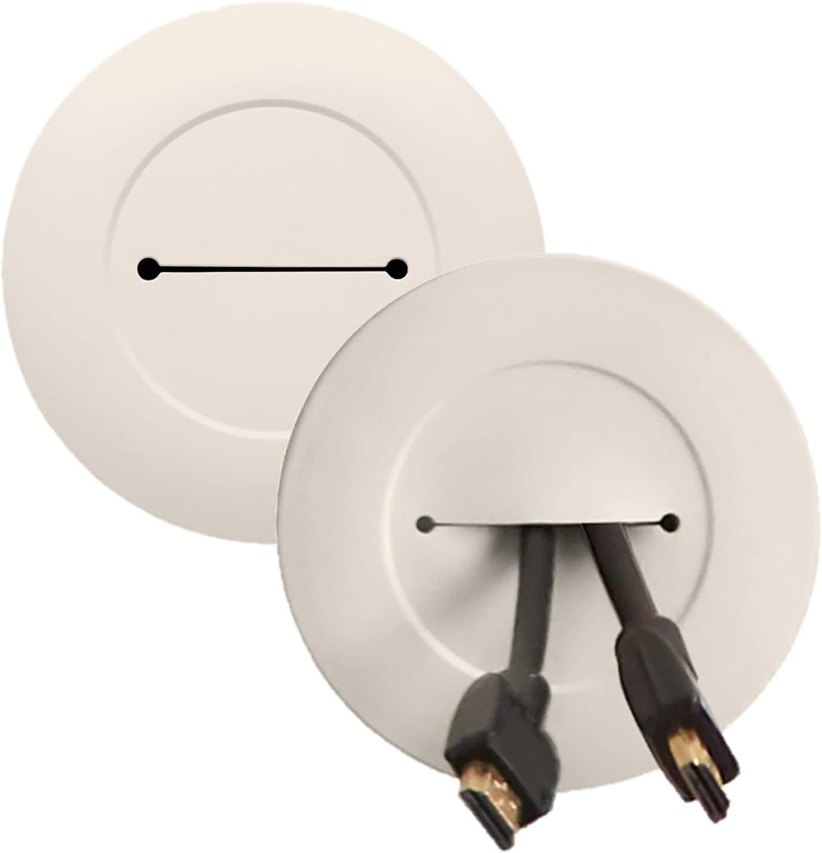 White Recessed In Wall Cord Management Kit, Pack of 2 Y65680