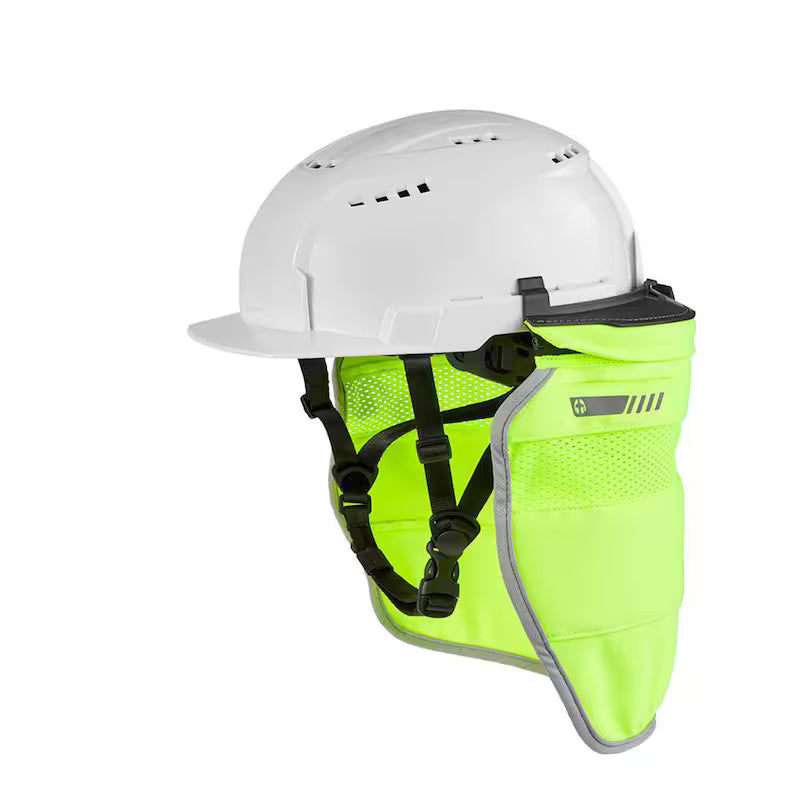 Yellow High Visibility Mesh Sunshade C368535