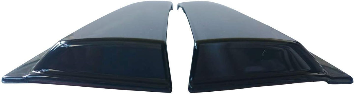 Smoke Tinted Tape-On Side Window Vent Visor Deflectors Rain Guards 4 Piece Set D552948