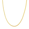 Solid 14K Yellow Gold Snake Chain Necklace 18" Y841813