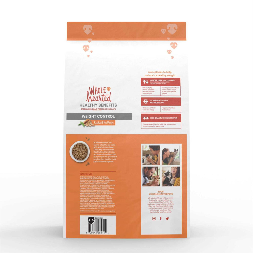 Grain-Free Weight Control Chicken and Pea Recipe Dry Cat Food G497