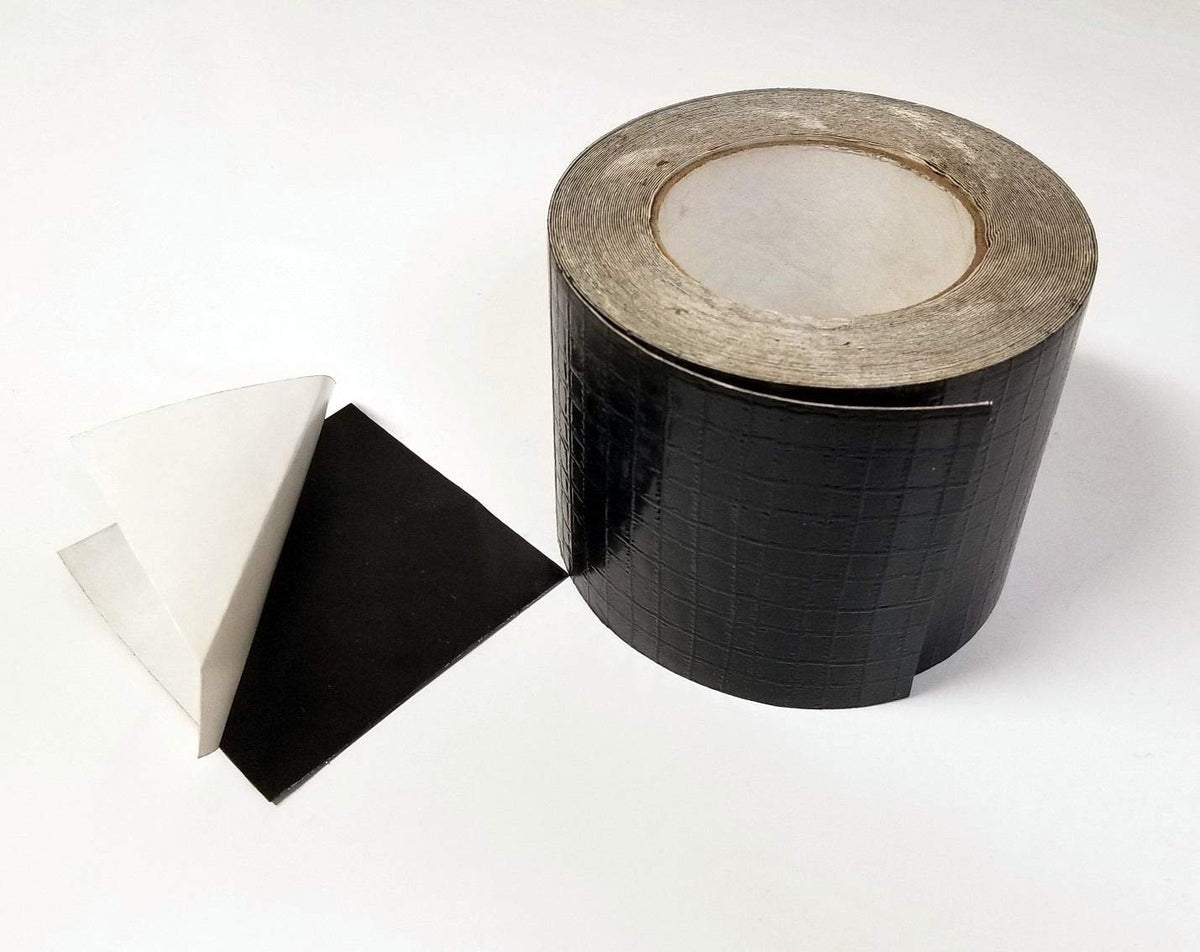Black Reinforced Shrink Wrap Tape 4" x 50' Case of 12 Rolls N407721