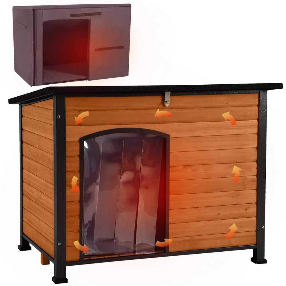 Insulated Outdoor Dog House with Liner G235100