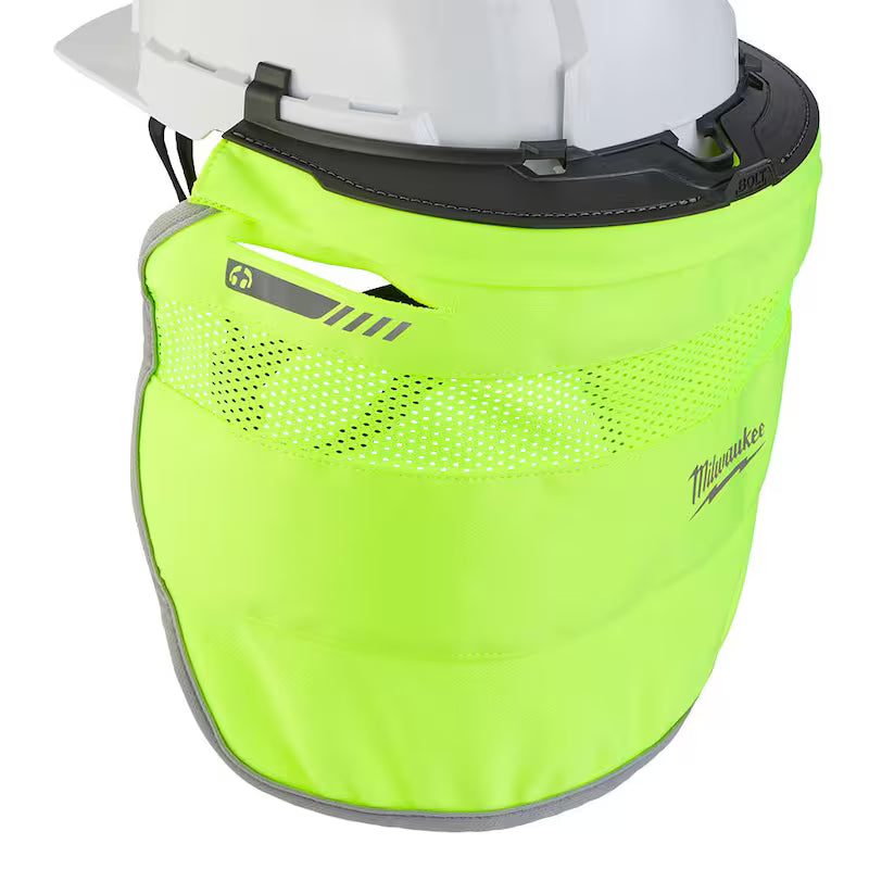 Yellow High Visibility Mesh Sunshade C368535