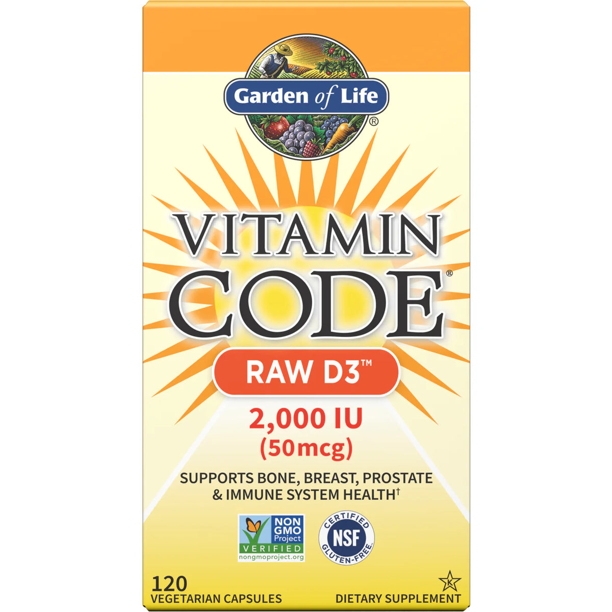 Vitamin Code RAW D3 120 caps J244