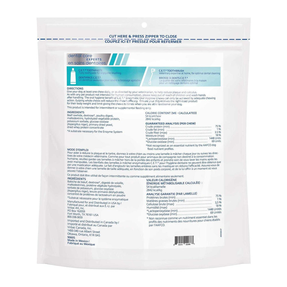 Enzymatic Oral Hygiene Chews for Dogs M85347