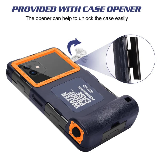 Waterproof Protective Case for Phones Up to 6.9 Inch Q485