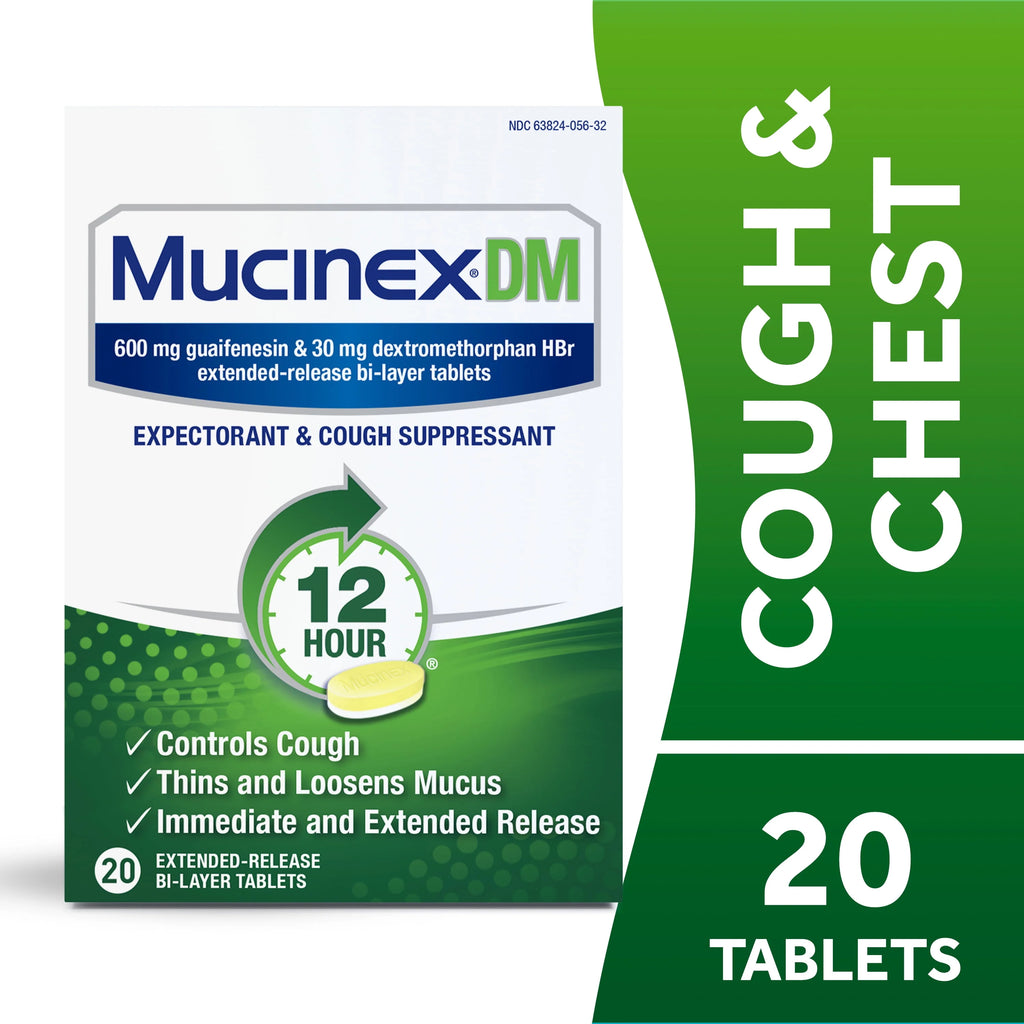 12 Hour Cough Medicine 20 Tablets C5424