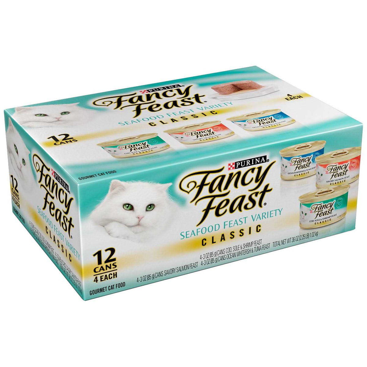 Seafood Classic Pate Wet Cat Food F5942