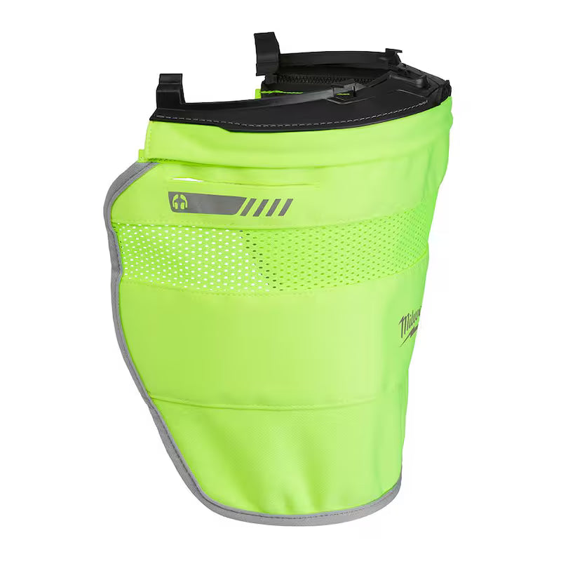 Yellow High Visibility Mesh Sunshade C368535