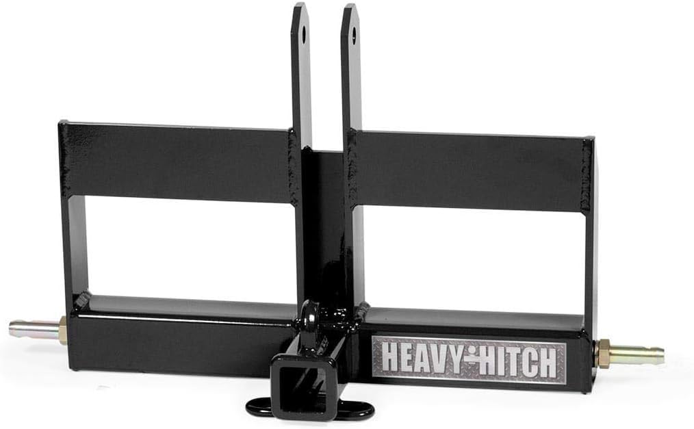 3 Point Hitch Receiver Drawbar with Offset Suitcase Weight Bracket D40054