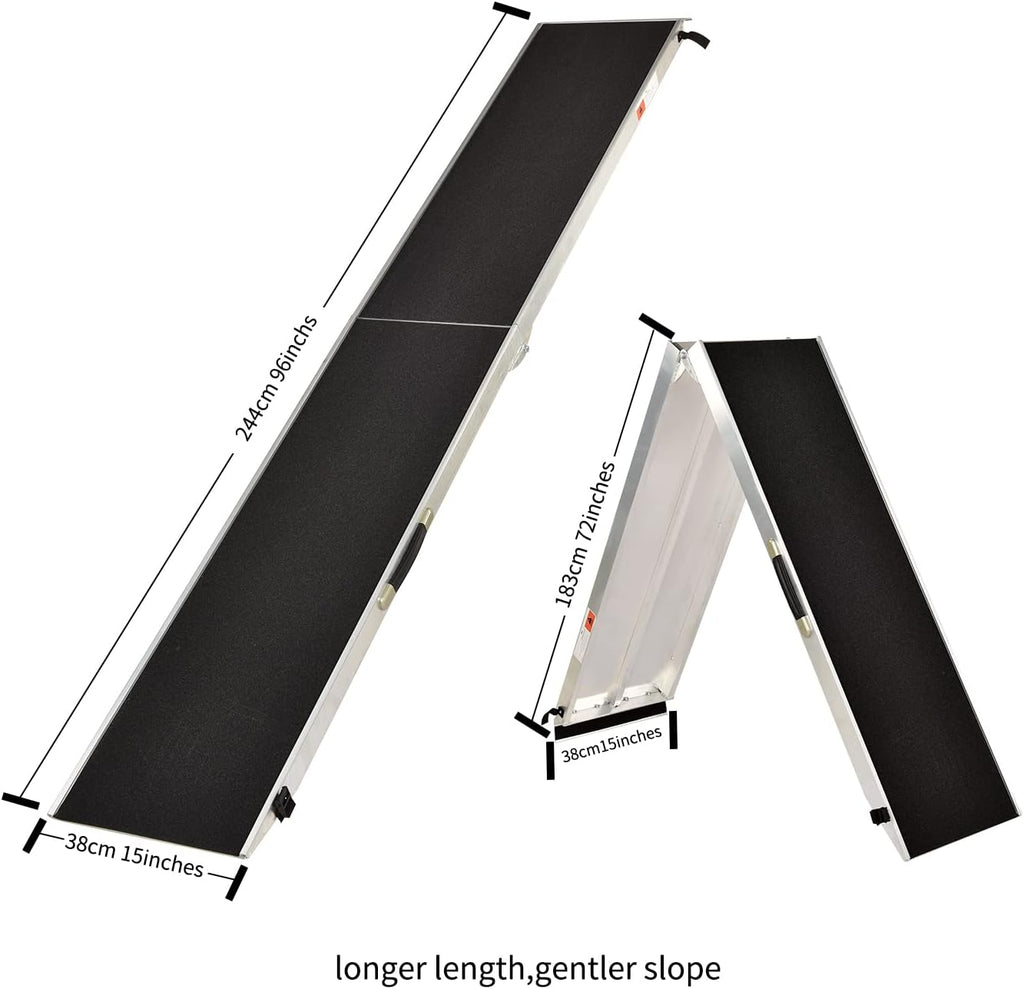 Silver Folding Aluminum Pet Ramp G218