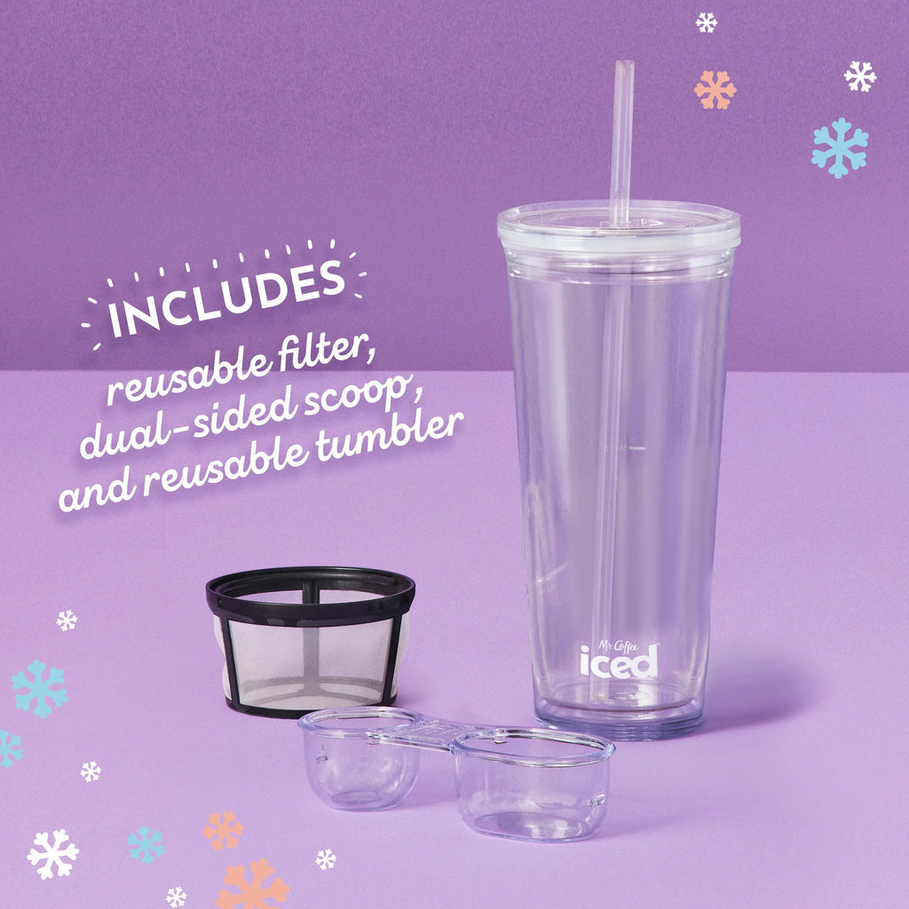 Single Serve Iced Coffee Maker with Blender X93418