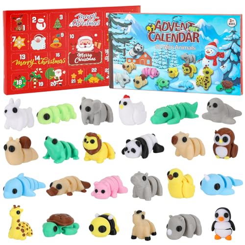 3D Printed Animal Advent Calendar Set G1018