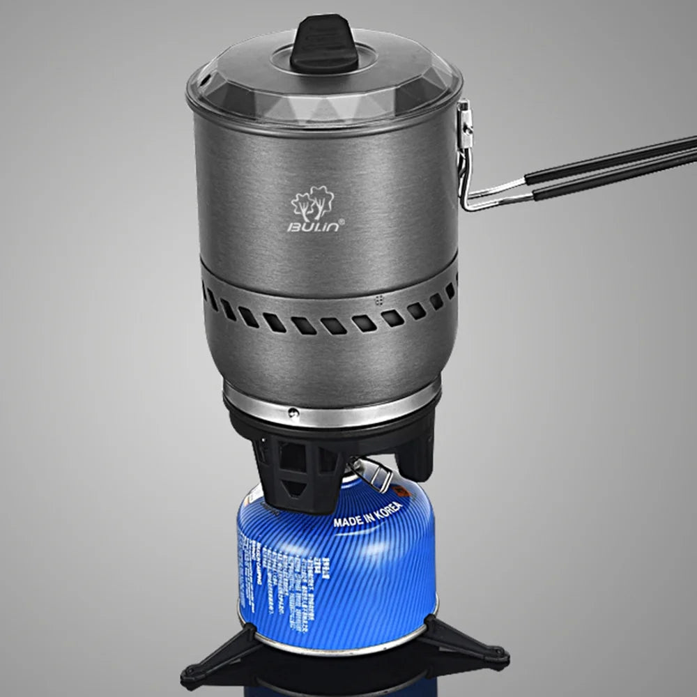 Camping Stove Pot with Windproof Gas Stove Head H830