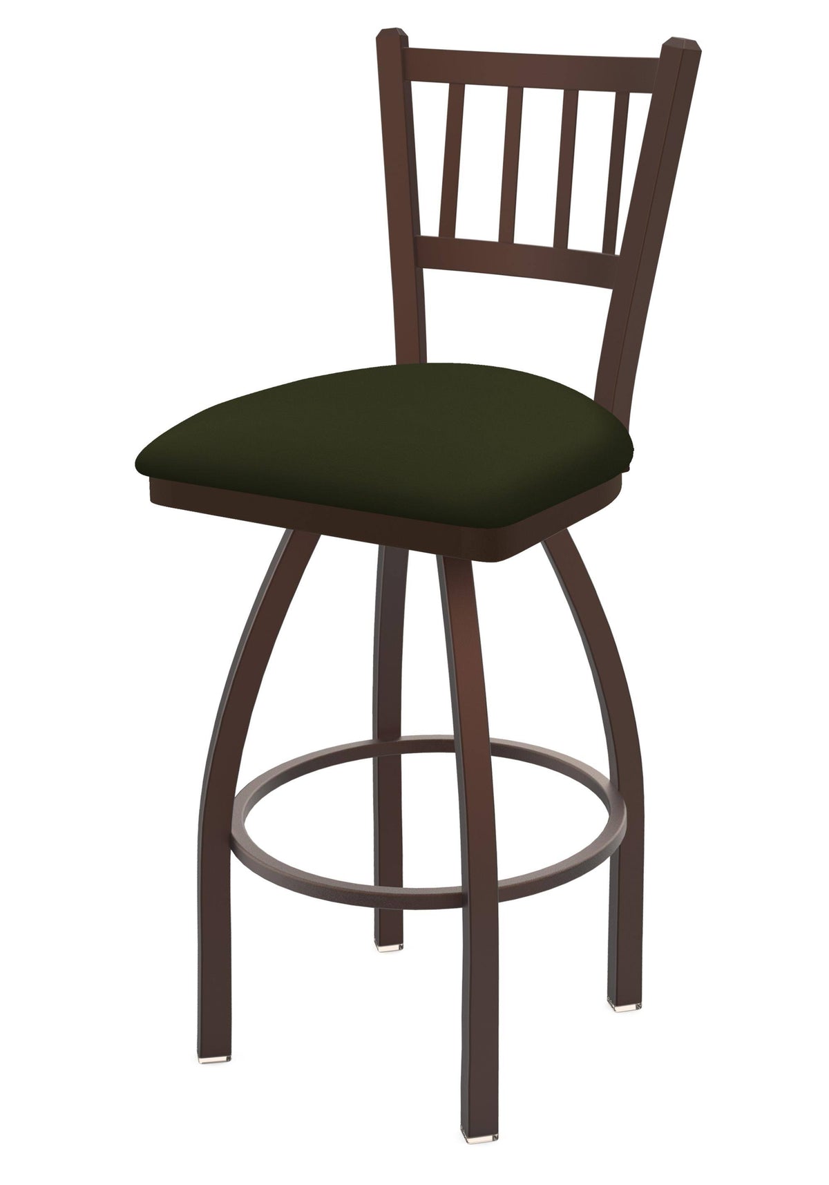 Contessa 30x22 Swivel Bar Stool with Bronze Finish and Canter Pine S W83501