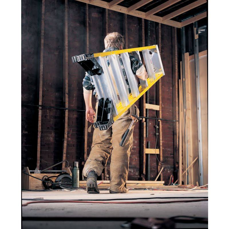 5 ft. Type IAA Fiberglass Step Ladder with Shelf A945443