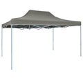 Folding Party Tent Outdoor Gazebo Canopy Steel Frame Sunshade Shelter Anthracite 9.8ft x 13.1ft x 10.3ft K133