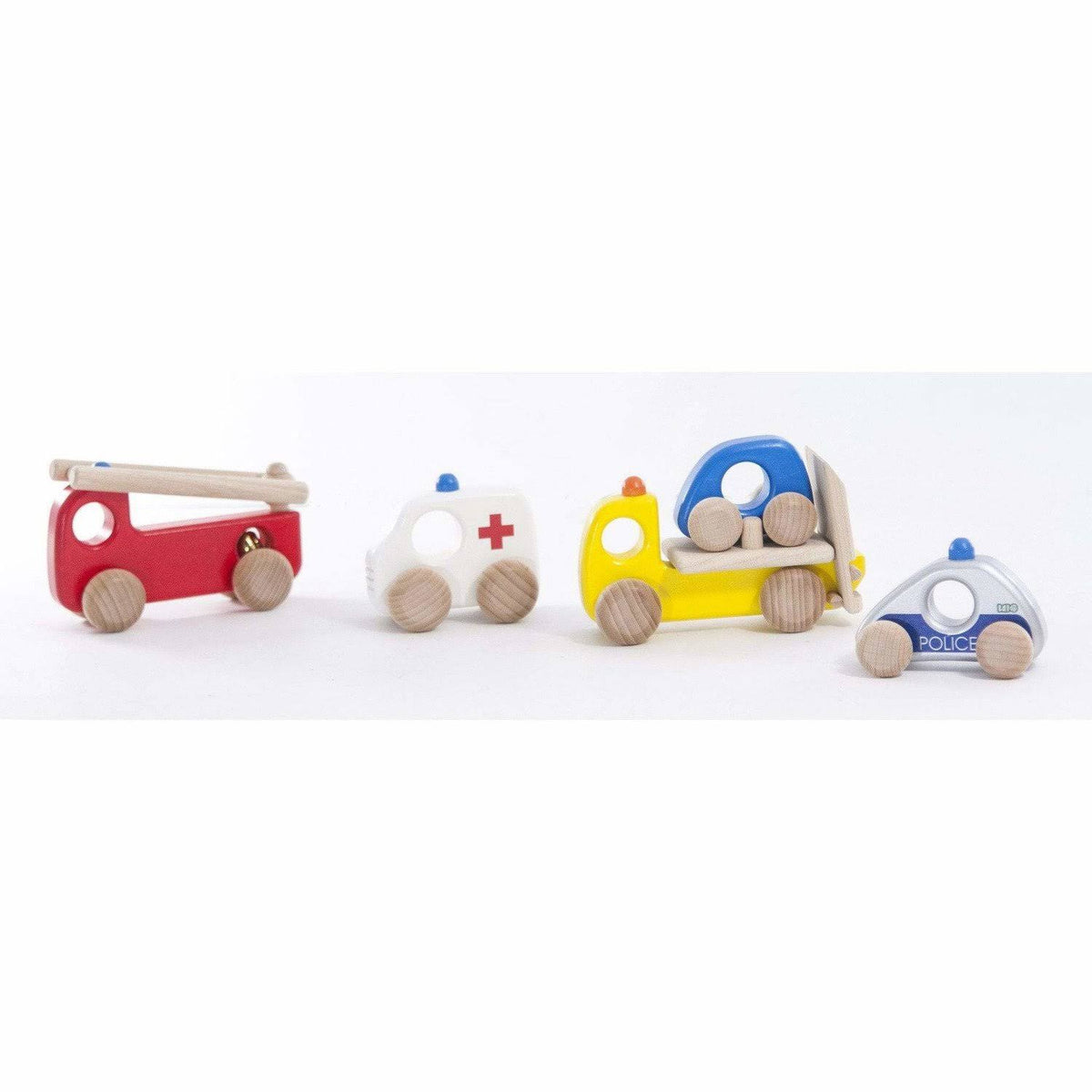 Wooden Toy Emergency Vehicle Set Y259248