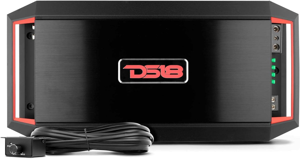 6000 Watts Max 1 Channel Class D Amplifier with Bass Remote Knob B615