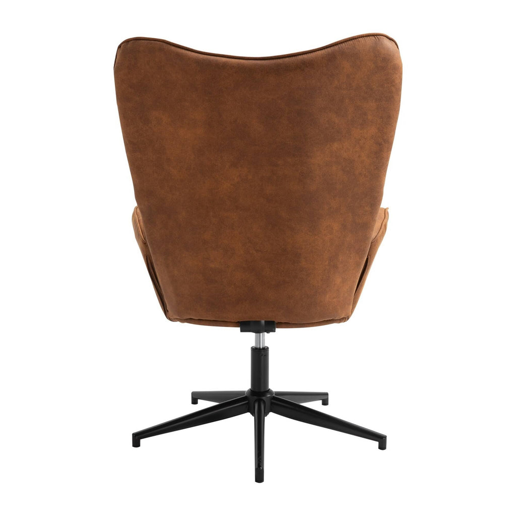 Dark Green Leisure Chair with Round Arm N96753