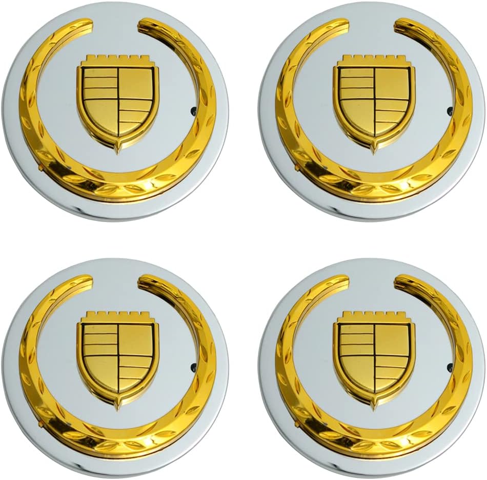 2 9/16 Gold Wheel Center Caps Pack of 4 H159505